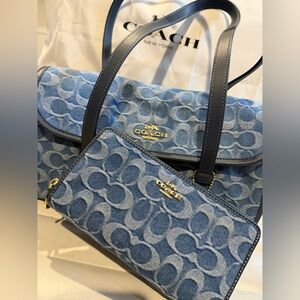 *SOLD*Coach Bridget Flap Shoulder Bag and Wallet